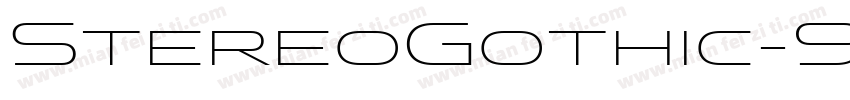 StereoGothic-950 Regular字体转换